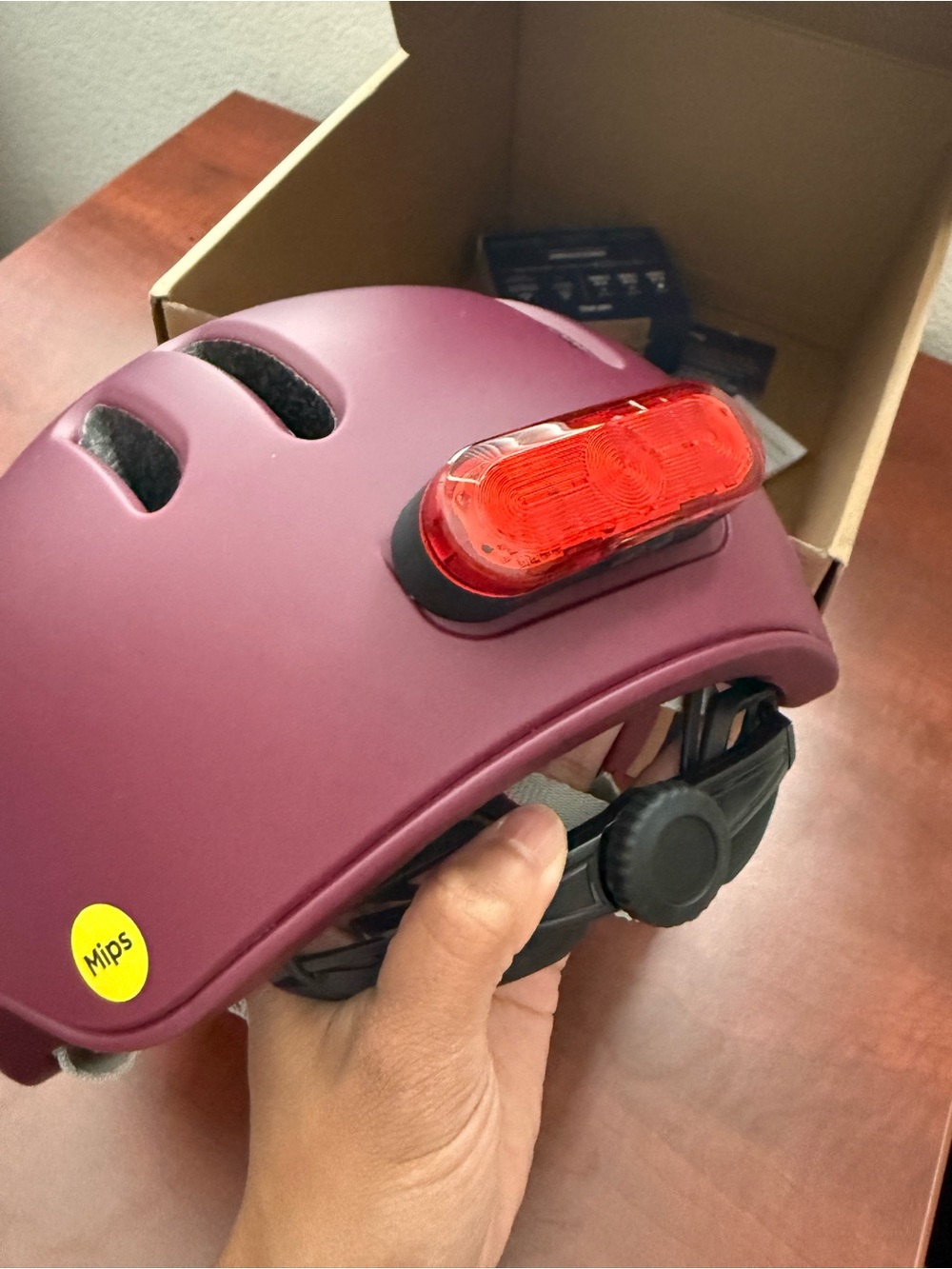 Chapter MIPS Helmet — Deep Burgundy - Picture 6 of 6